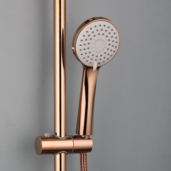 Rose gouden hand douche