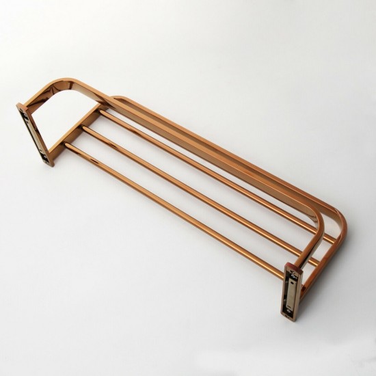 Rose gouden handdoekrek r18