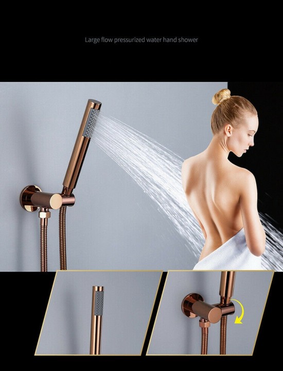 Rose gouden handdouche 0