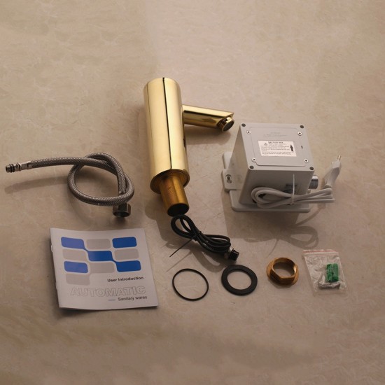 Set gouden sensorkraan