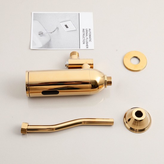 Set goudkleurige sensor urinoir