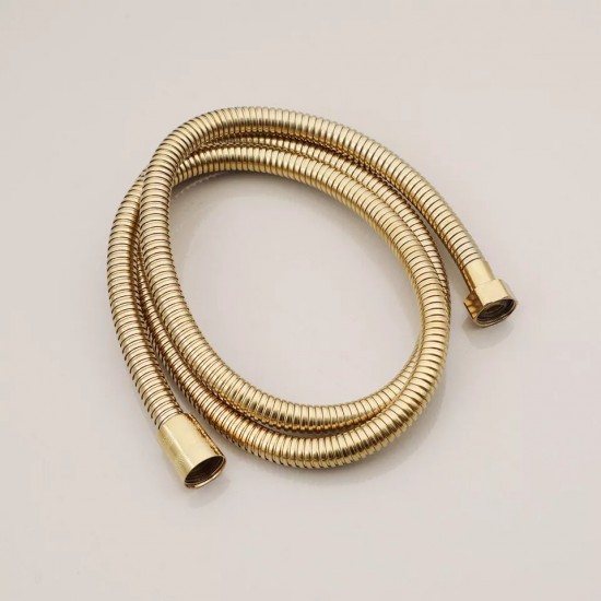 Slang thermostatische goudkleurige opbouw doucheset