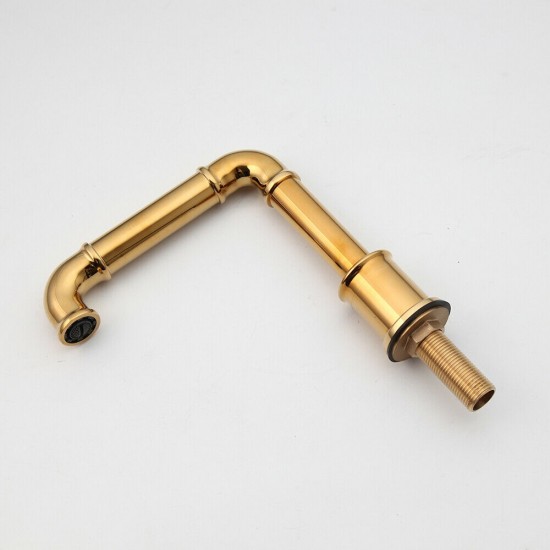 Uitloop goudkleurige 3 delige kraan