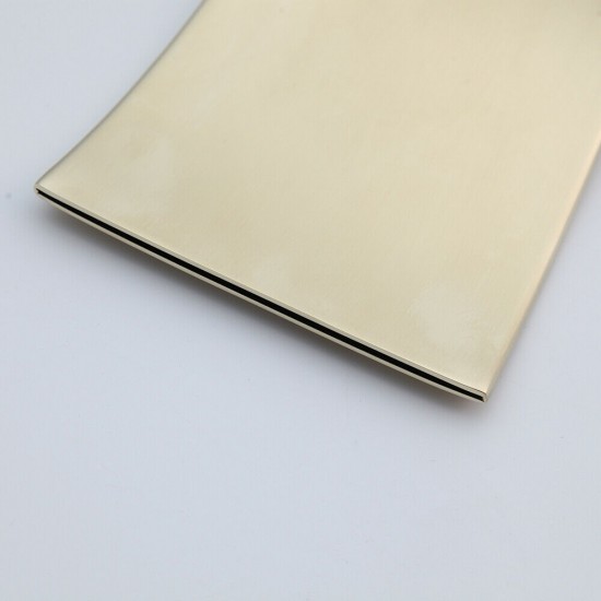 Uitloop van geborsteld goud