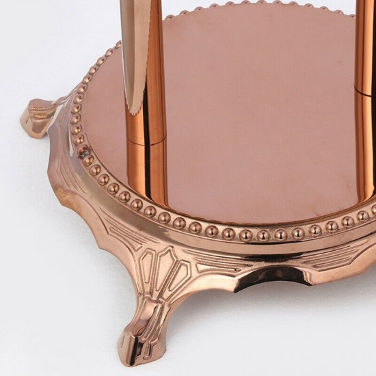 Voet van de rose gouden staande kraan