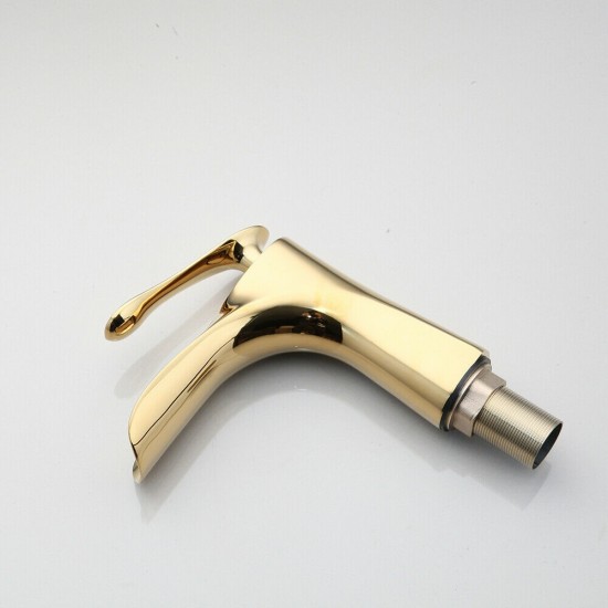 Wastafel kraan mengkraan goud