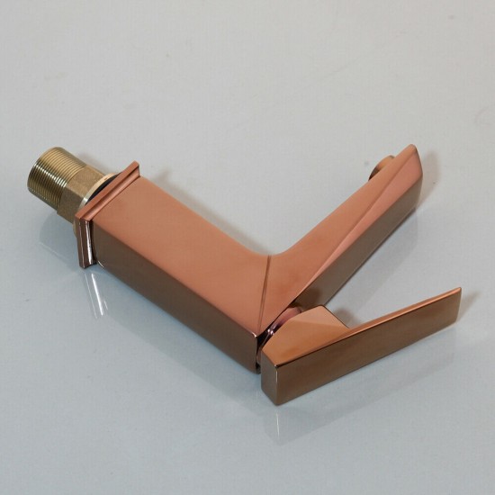 Wastafelkraan rose gouden uitvoering