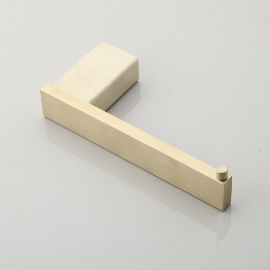 Wc rol houder mat goud afgewerkt