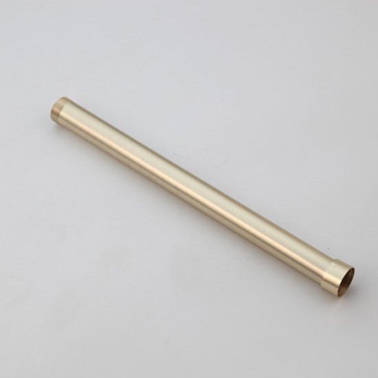 Geborsteld goudkleurige verlenging voor uw regendouche