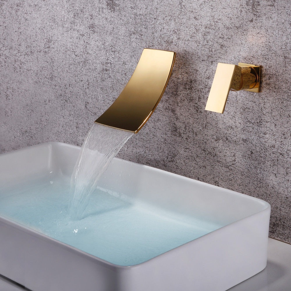 Minst varkensvlees Onophoudelijk Inbouw kraan goud - Gepolijst goud - Goudenkranen.nl | De Gouden kranen en  douche-set specialist van Nederland